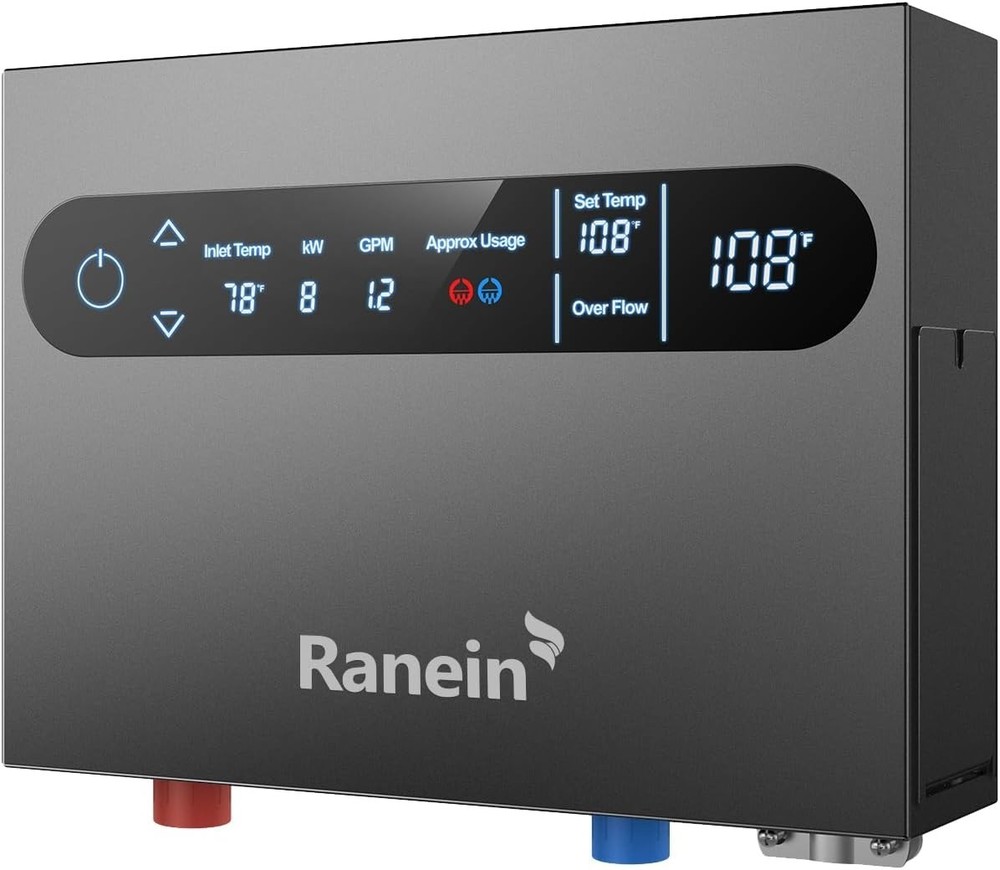 GEN II 8kW 240V Electric Tankless Water Heater, on Demand Instant Endless Wat...