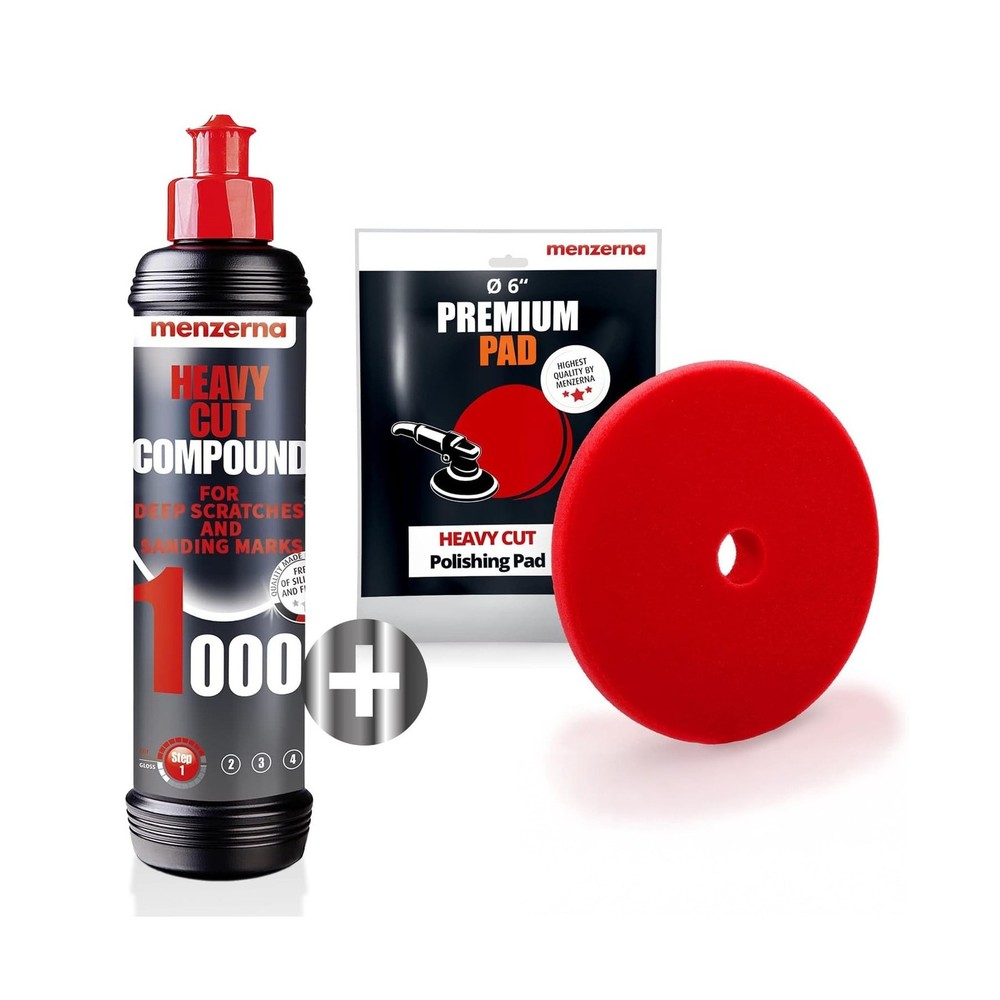menzerna Deep Scratch Remover Kit I Car polishing Set with Menzerna... Fast Ship