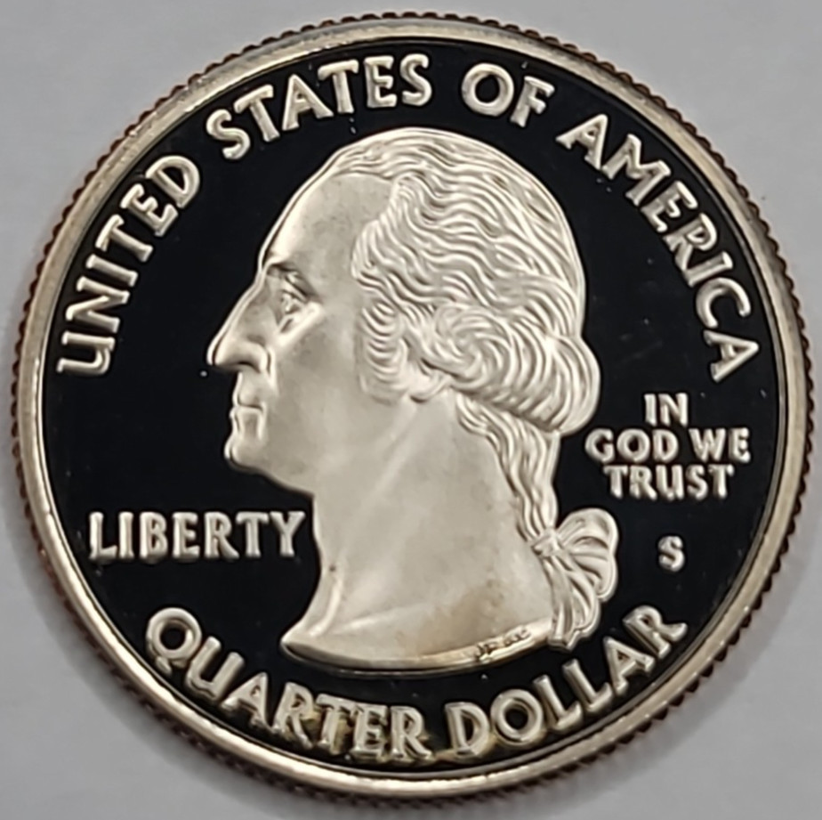 2002 S Gem Proof DCAM Tennessee State Quarter - CN-Clad