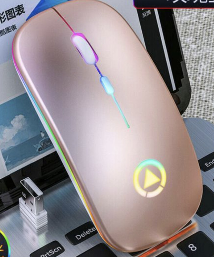 Wireless Mouse LED Rechargeable Mice