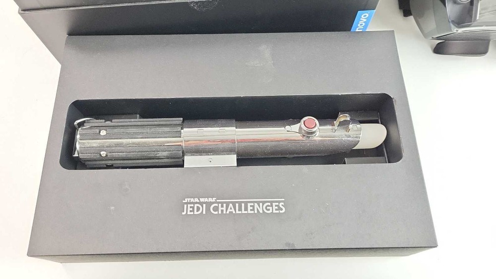 Lenovo Star Wars Jedi Challenges AR headset, saber, controller in box