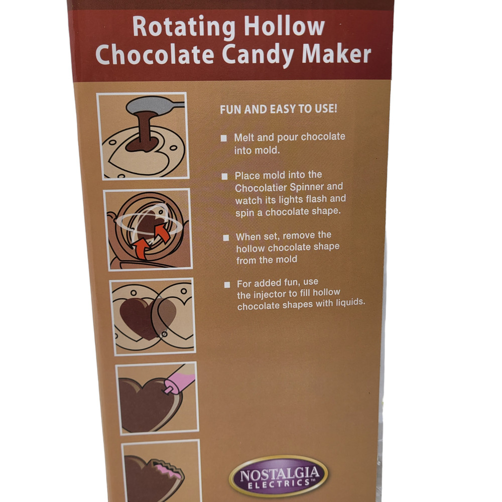 Nostalgia Chocolate Rotating Hollow Chocolate Candy Maker