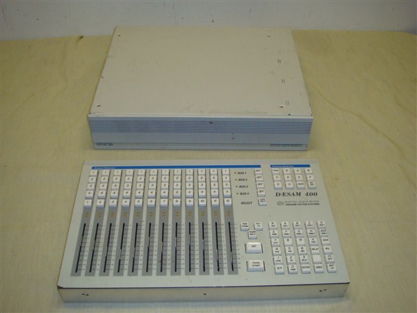 GRAHAM-PATTEN SYSTEMS D/ESAM 400 DIGITAL AUDIO MIXER WITH CONTROL PANEL -READ!!