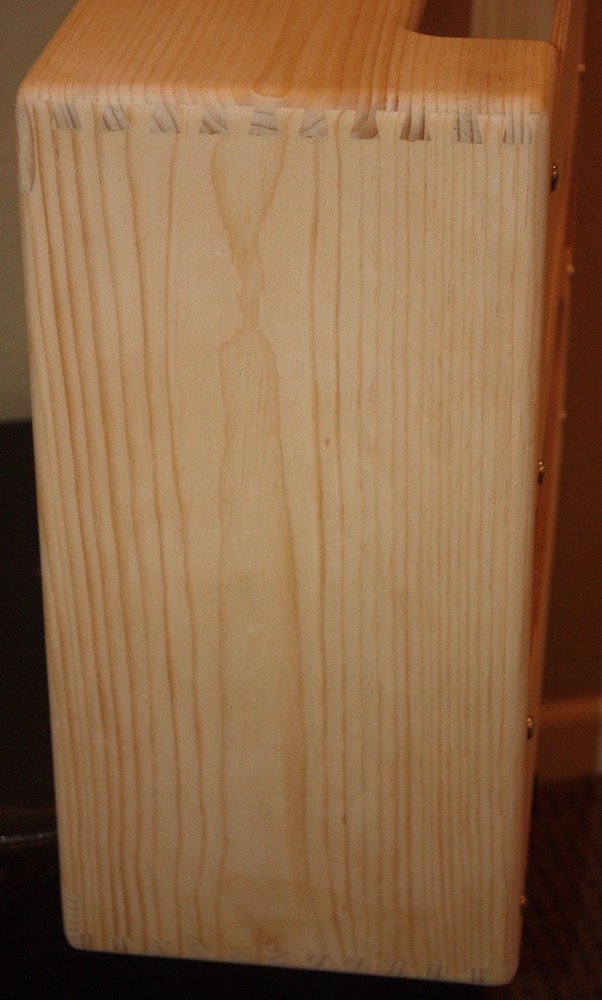 rawcabs 5E8 narrow panel twin low power pine empty combo cabinet