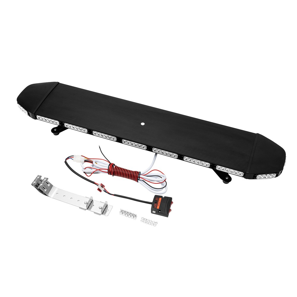 LED strobe light bar warning light, 108 pcs, IP66 waterproof, 15 flash modes