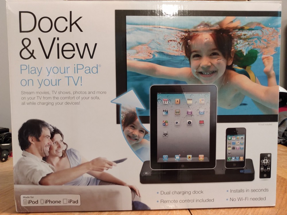 Innovative technology ITITV- 2012 Dock & View for iPad iPhone and iPad