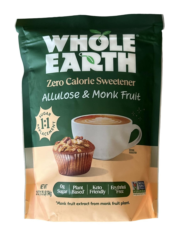 Plant-Based Sugar Alternative – Allulose & Monk Fruit Sweetener Blend, Zero Suga
