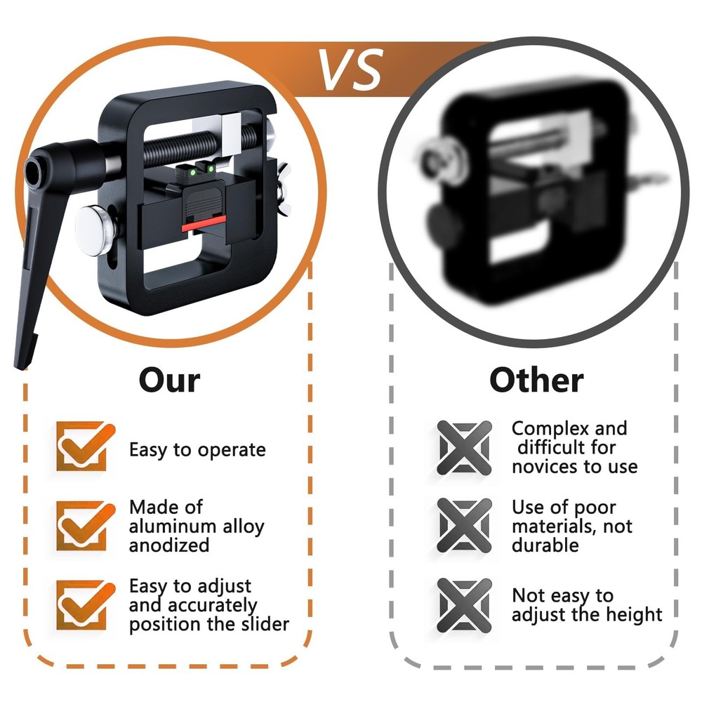 Kingson Pistol Sight Pusher Tool, Universal Tool Black