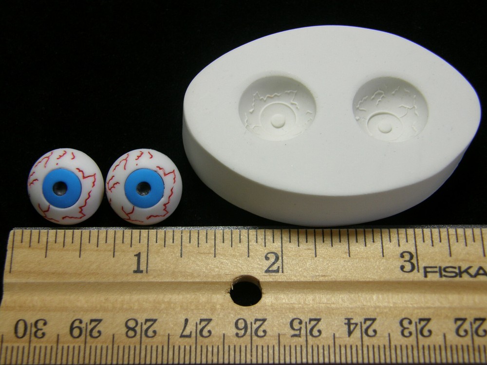 Eyes Polymer Clay Mold 2 in 1 Mold (MD1000)