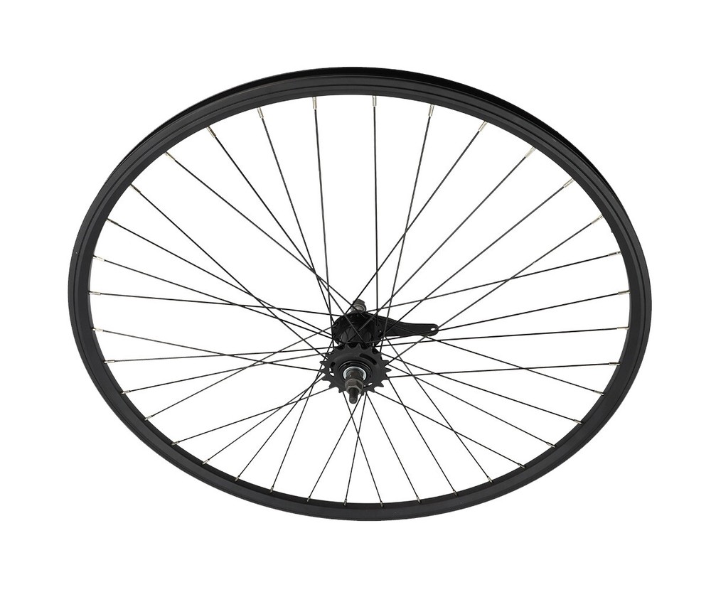 PRO+ F&R 700C FRONT, COASTER, OR FREEWHEEL FIXIE RIM 36 SPOKE 14G 3/8 AXLE BLACK
