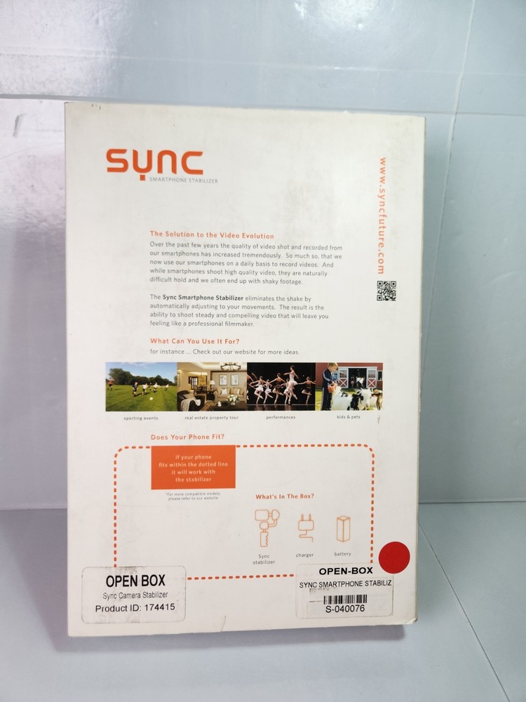 SYNC SP1 5.2'' Smartphone Handheld Gimbal Stabilizer