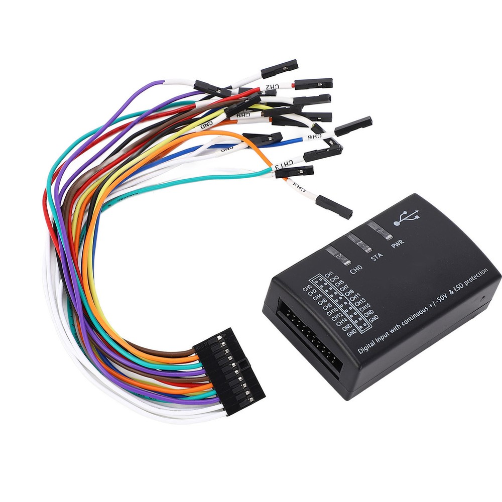 Logic Analyzer 100M Sampling Rate Compact USB Logic Analyzer Tool Supply Part