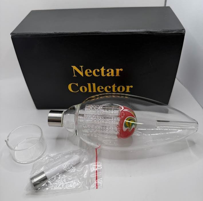 Glass Pipe Collector EGG Shape (Ceramic Tip) (Brand New & Free Shipping)