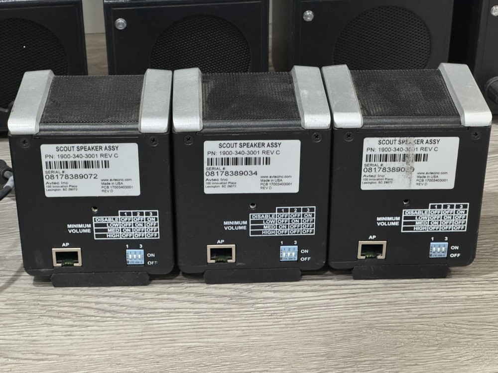 41Pcs Avtec Scout Audio Dispatch Console System