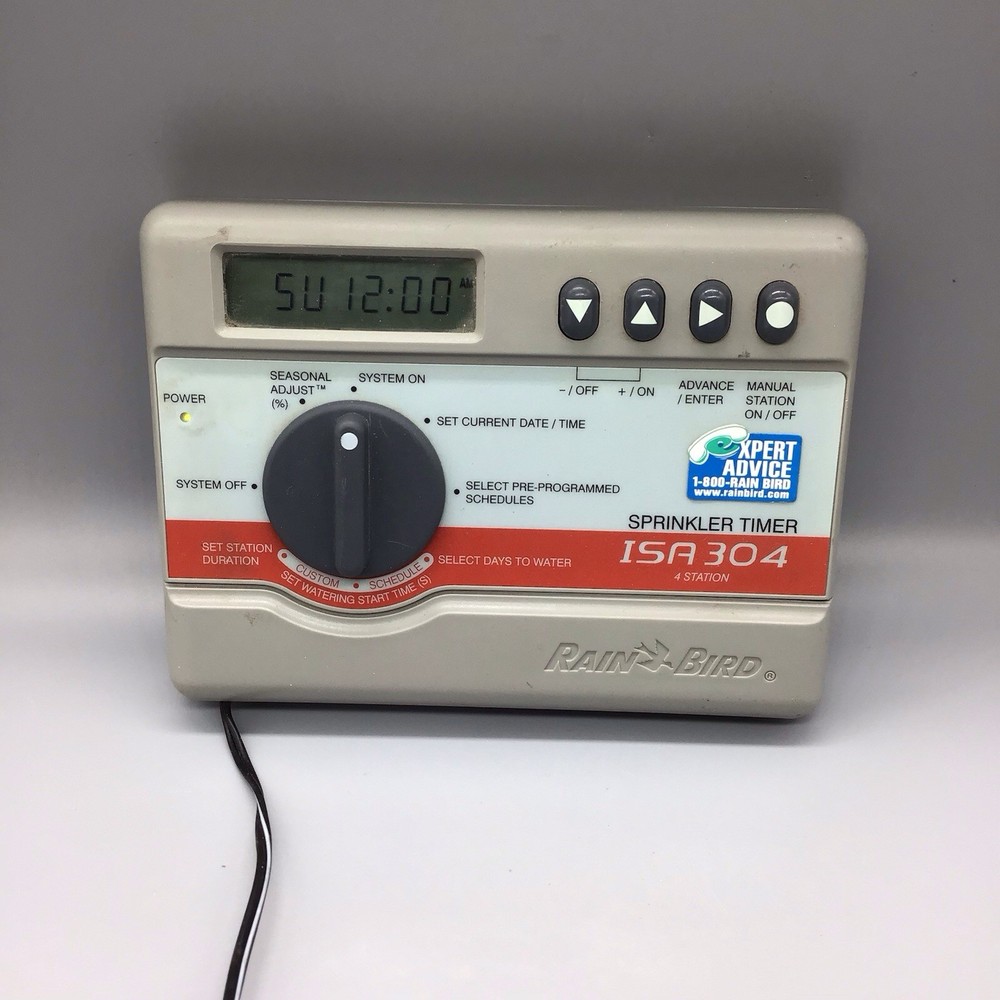 Rainbird 4 Station Timer ISA 304 W/ Transformer