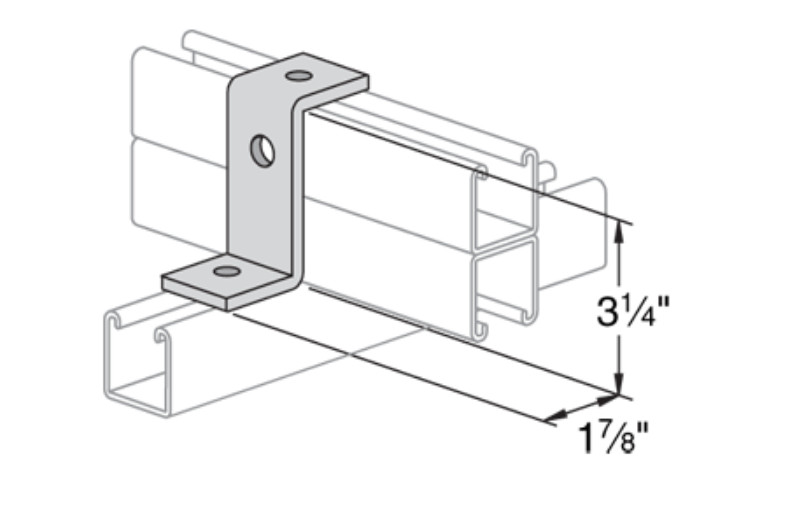 Power-Strut PS756 Zee Support Connector