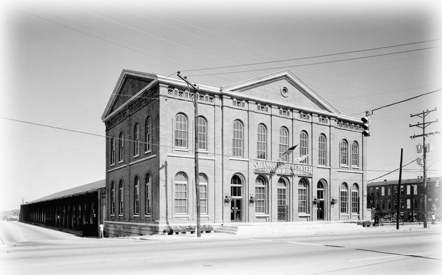 Railway Train Shed, Central Station, Savannah, GA, printed plans