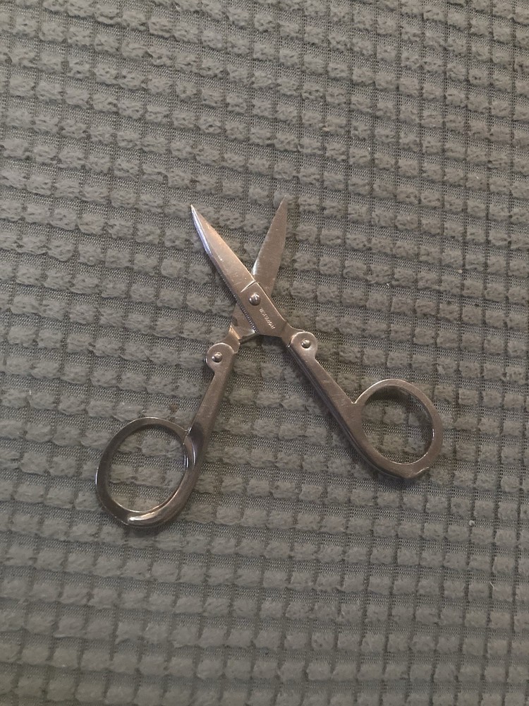 Vintage West Germany Folding Travel Scissors