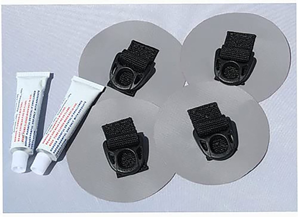 Advanced Elements Inflatable Kayak D-Ring Kit, Grey