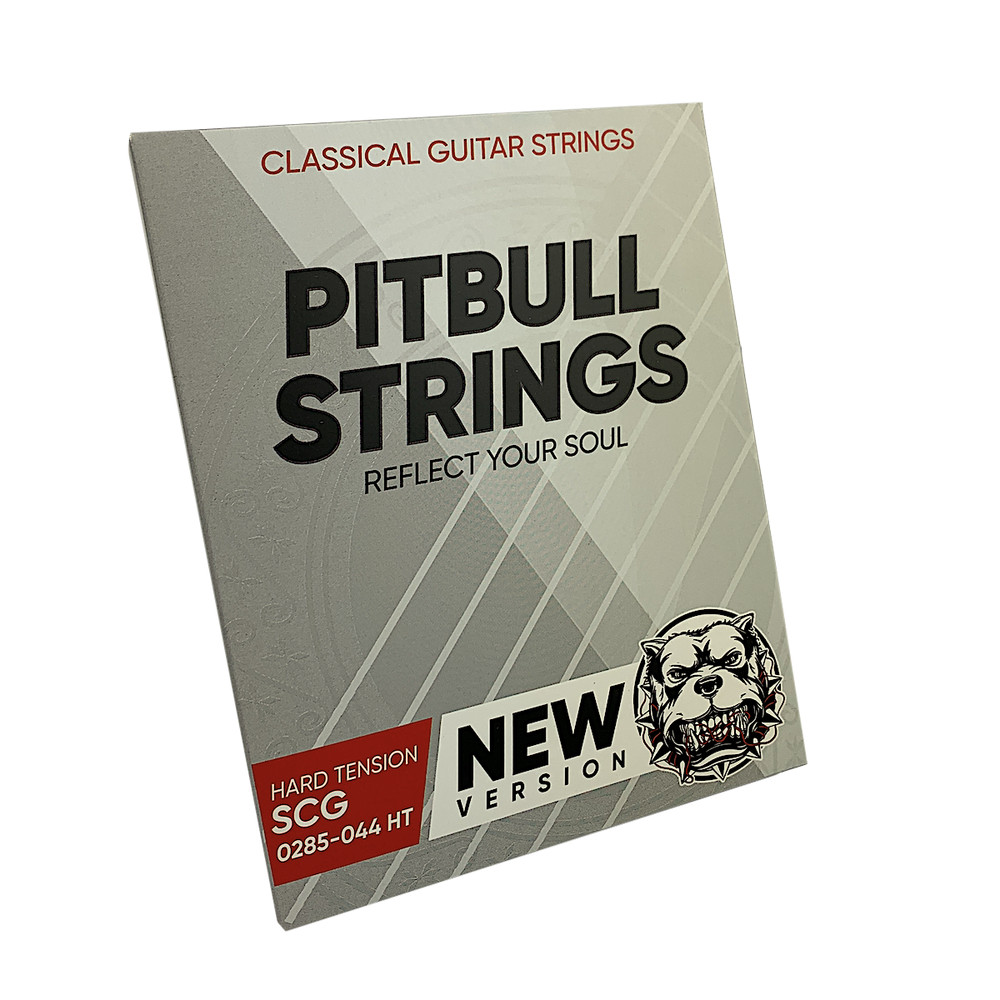 Premium Classical Guitar Strings Pitbull Strings Silver Series 0285-044 - SCG-HT