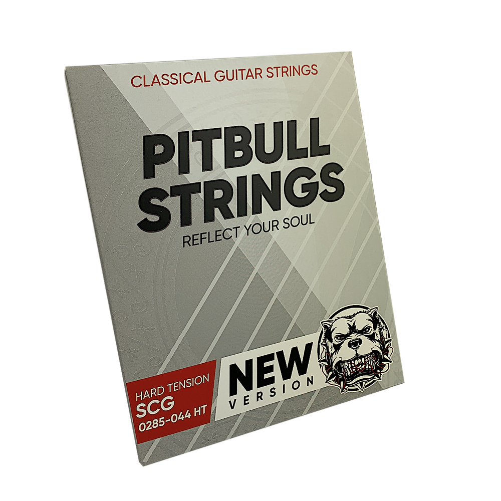 Premium Classical Guitar Strings Pitbull Strings Silver Series 0285-044 - SCG-HT