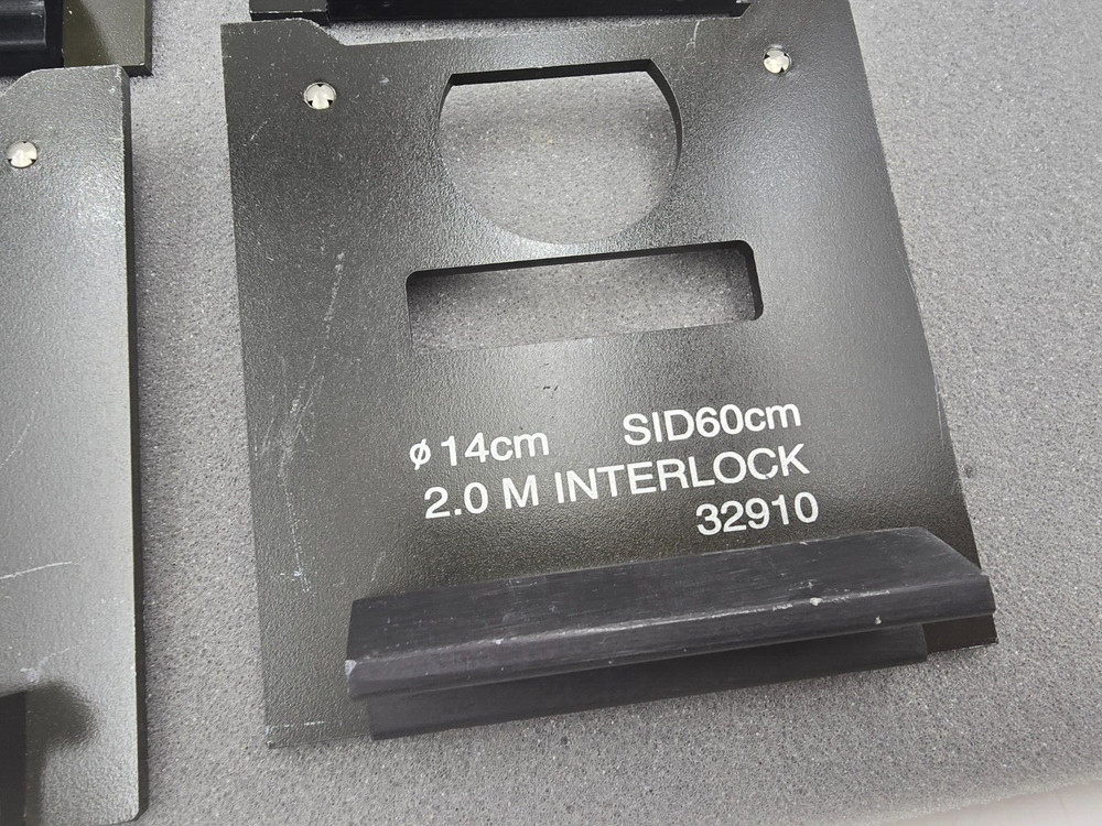 Set of 6 Diaphragm Calibration Aperture Modules sid60 cm