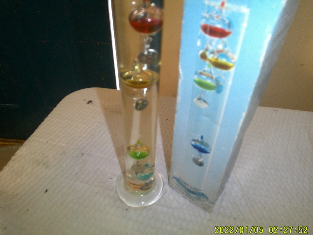 DR. FRIEDRICHS FLOATNG THERMOMETER GALILEO GALILEI