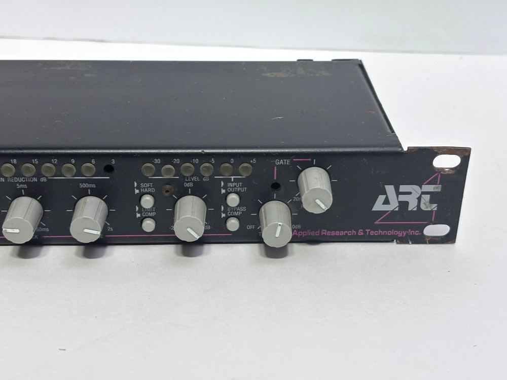 ART CS2 2-Channel Compressor / Limiter / Gate – Rackmount 1U