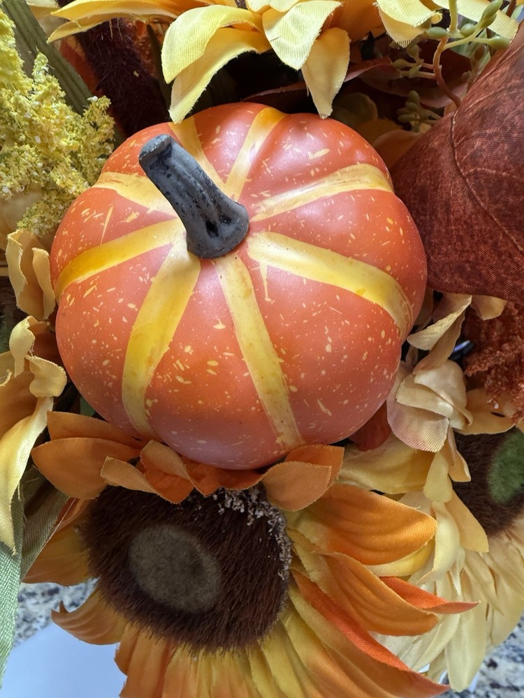 Large Fall Floral Arrangement -measuring -21 X 29“