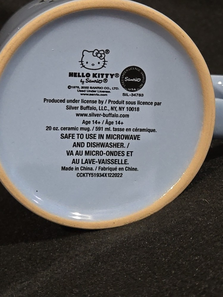3 Sanrio Hello Kitty Ceramic Mugs