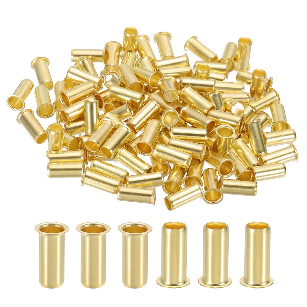 100Pack 5/16" Brass Compression Fittings Compression Insert Tube Fitting