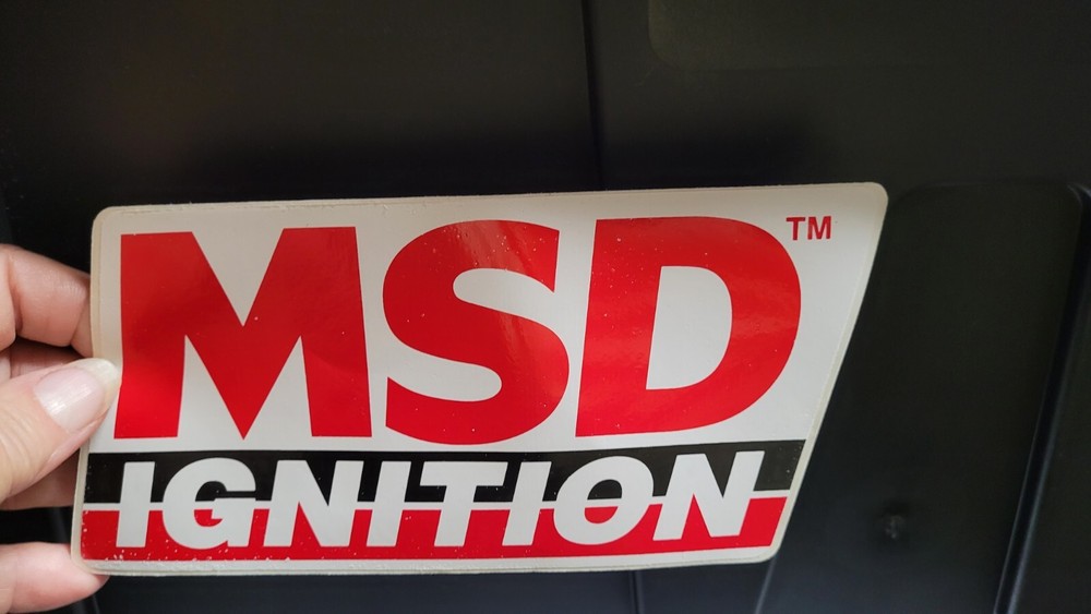MSD Ignition   Nascar sponsor  Sticker / Decal