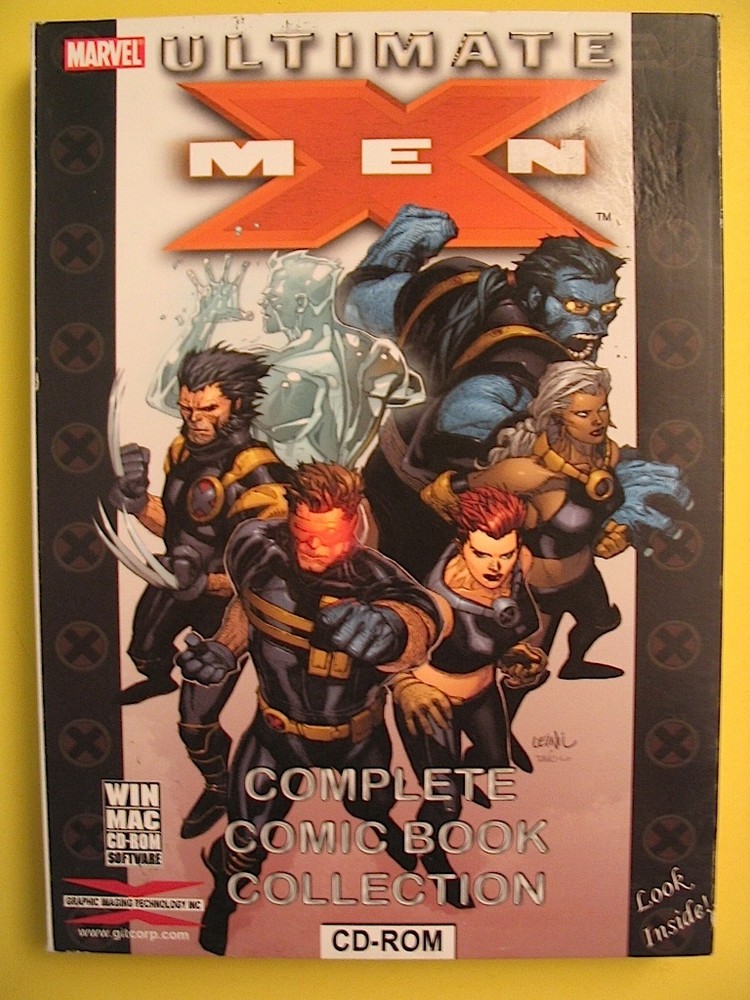 Marvel Comics Ultimate X-Men Complete Comic Book Collection CD-ROM Mac Windows