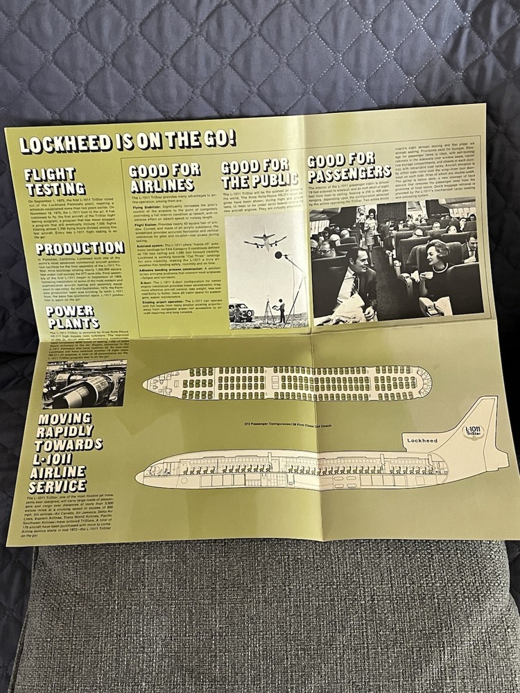 Lockheed L-1011 Tristar 1971 Brochure