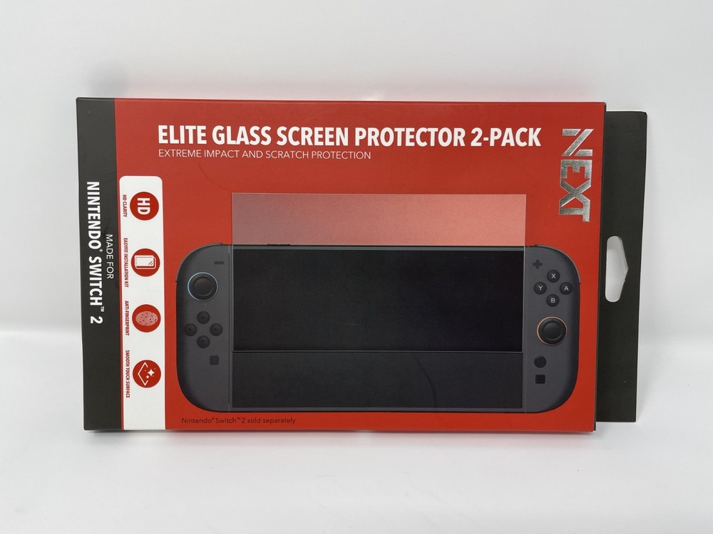 NEXT - Elite Glass Screen Protector 2-Pack for Nintendo Switch 2 - Clear