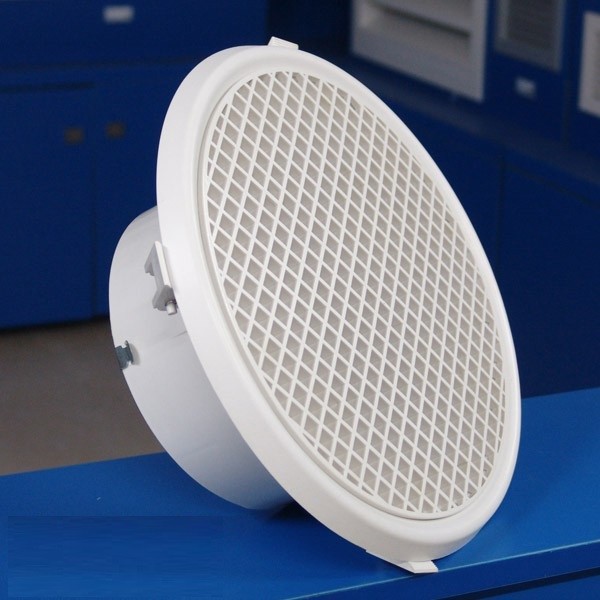 Plastic ABS exhaust ceiling air diffuser/Eggcrate Round Diffuser Neck:150mm