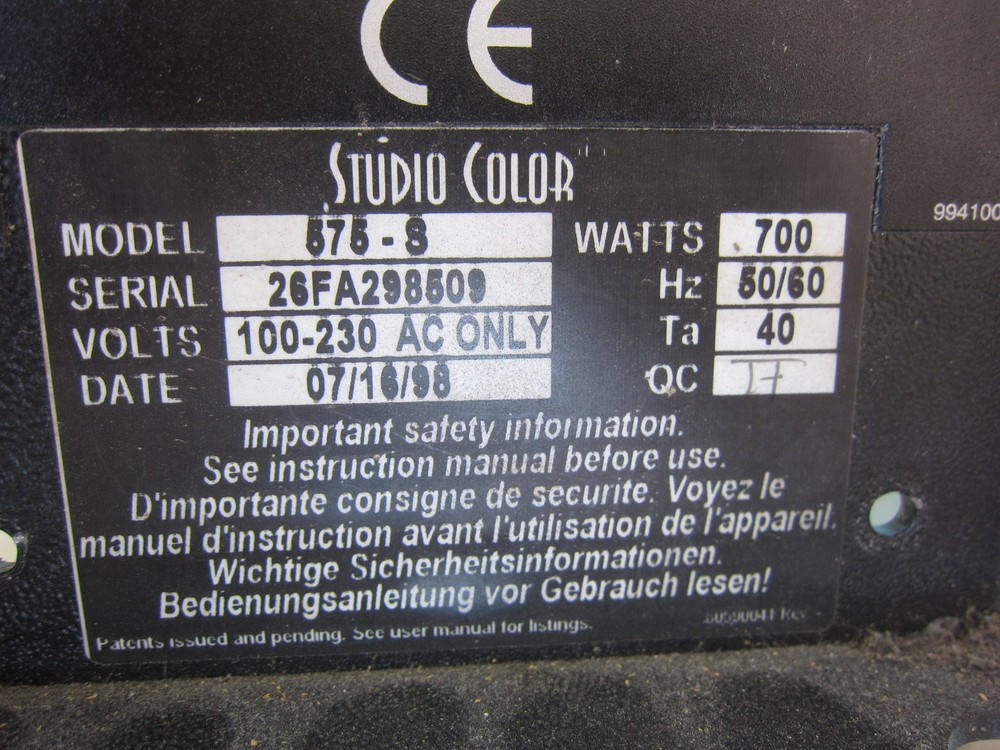 Studio Spot 575 Wiring Harness, Used