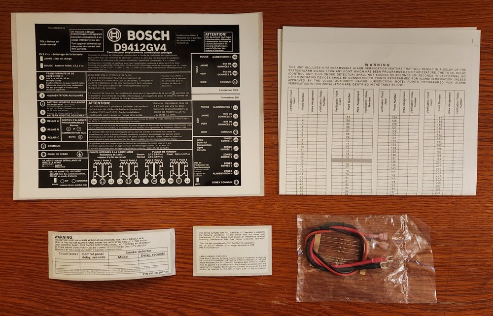 Bosch D9412GV2 Commercial Protected Premises Control Panel