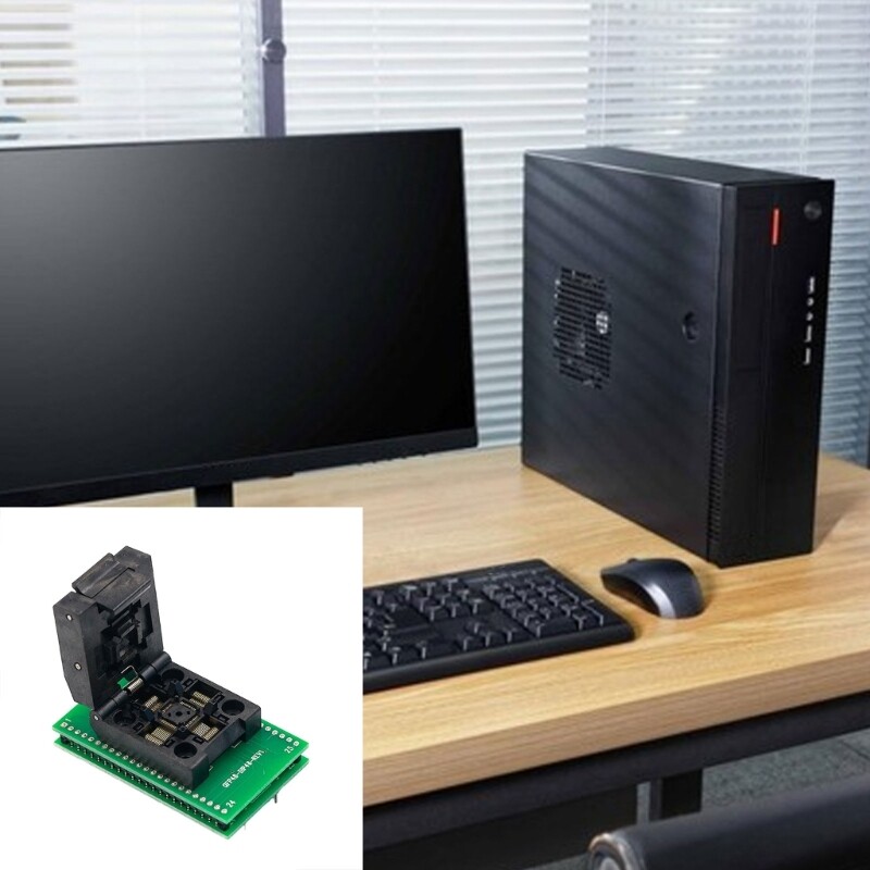 QFP48 to DIP48 Adapter Socket with Stable Connection