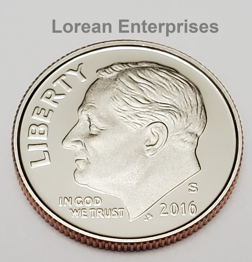2016 S Roosevelt Dime CLAD ✼ PROOF✼