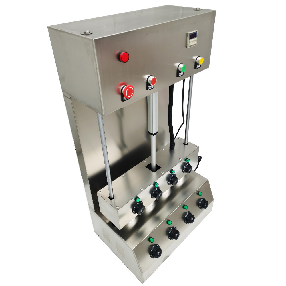 Pizza Cone Forming Making Machine 110V 4 Heads Pizza Cone Forming Machine