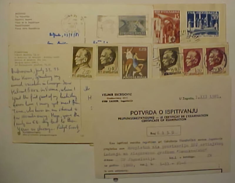 YUGOSLAVIA 4 COVERS FROM 1955