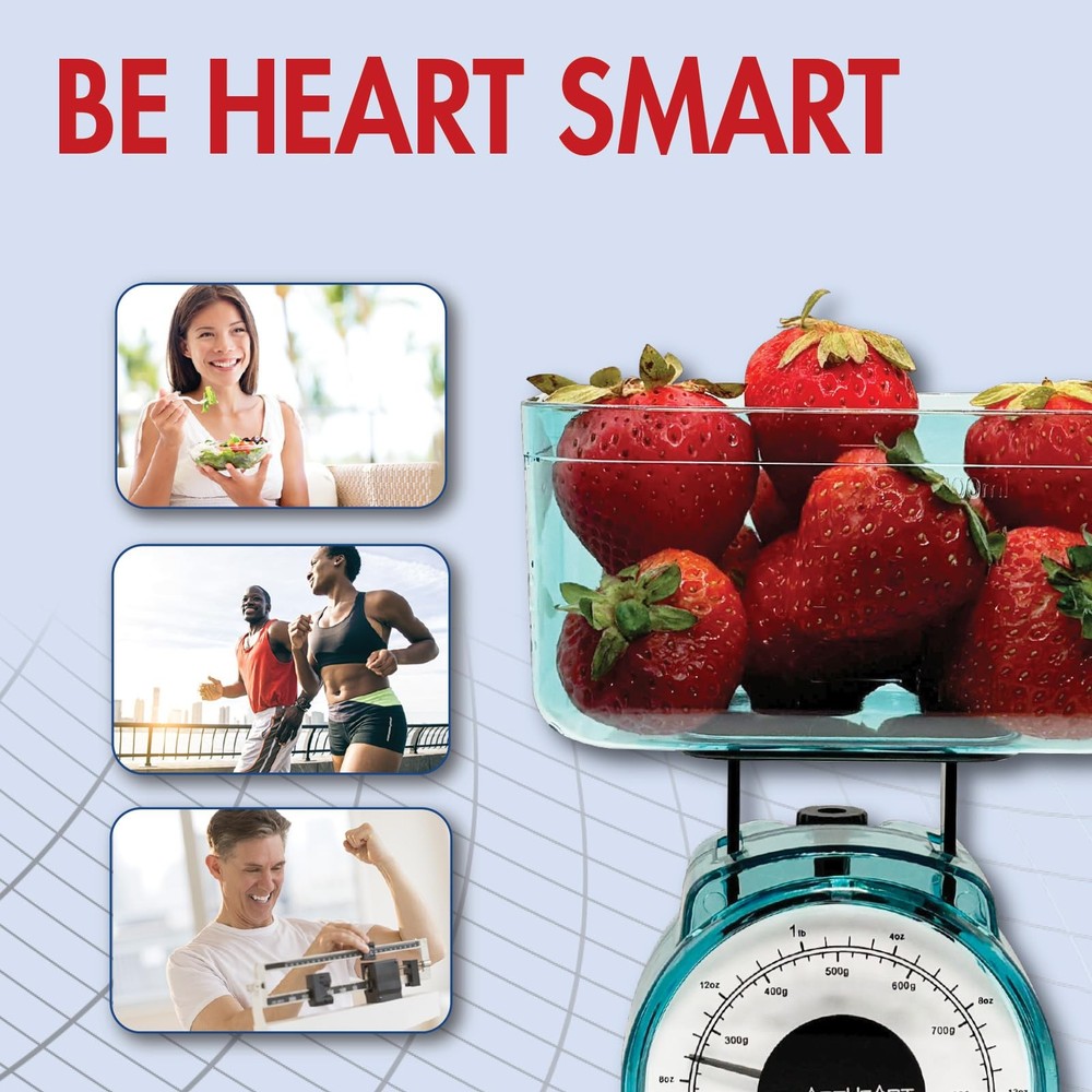 Mechanical Kitchen Scale | Precise Measurements With Removable Bowl | Measuremen