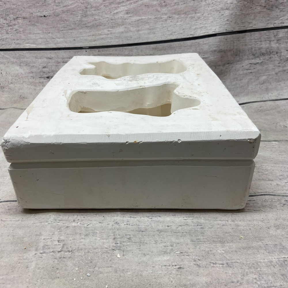 Glen View Ceramic Casting Mold Snowman Candy Box #78
