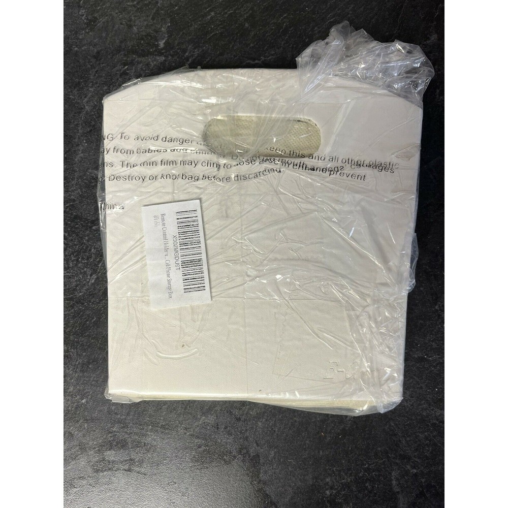 Remote Control Holder with 4~6 Spacious Compartments - Leather Storage Pocket