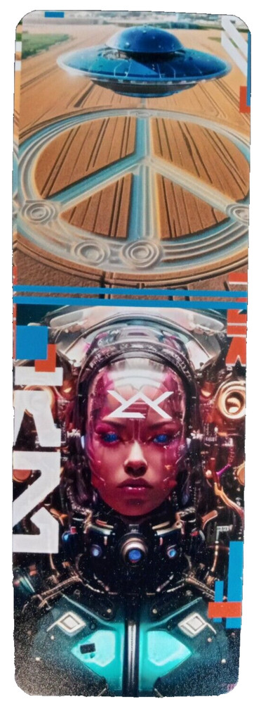 Sci-Fi UFO Alien Bookmarks, 5 New bookmarks included
