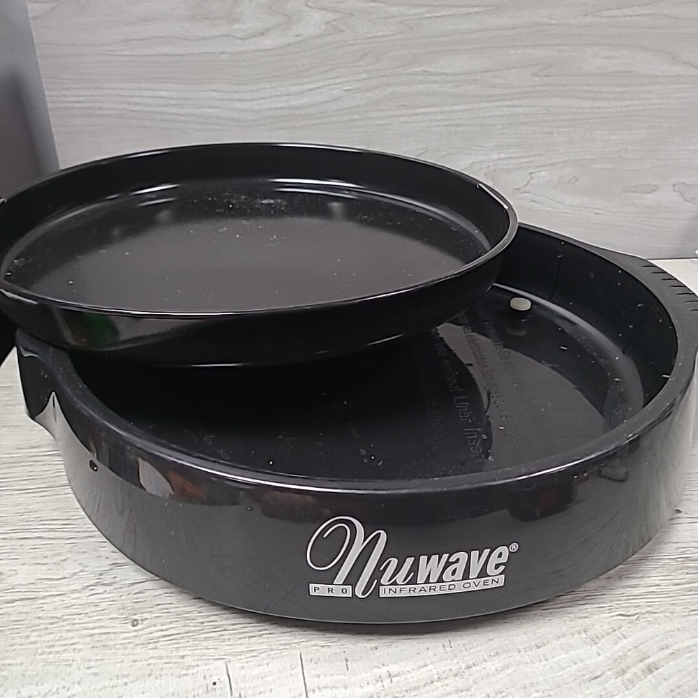 NuWave Pro Infrared Oven 20336 Replacement Base Bottom Black And Drip Tray