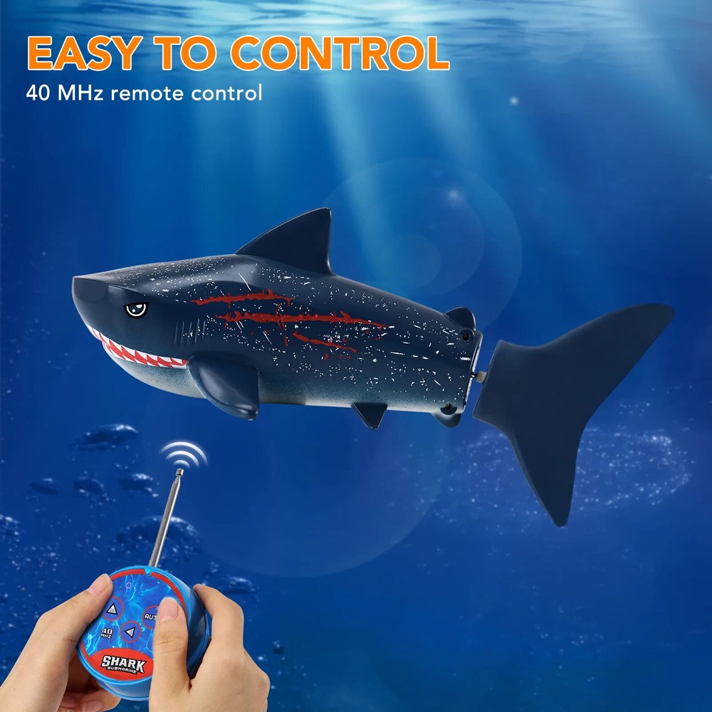 RC Micro SHARK Robo Fish MINI SHARK -GRAY-