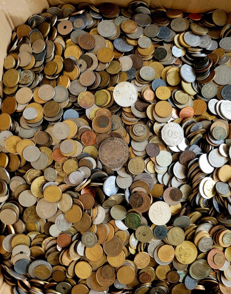 💰1 pound pack - mixed world coins bulk mystery lot