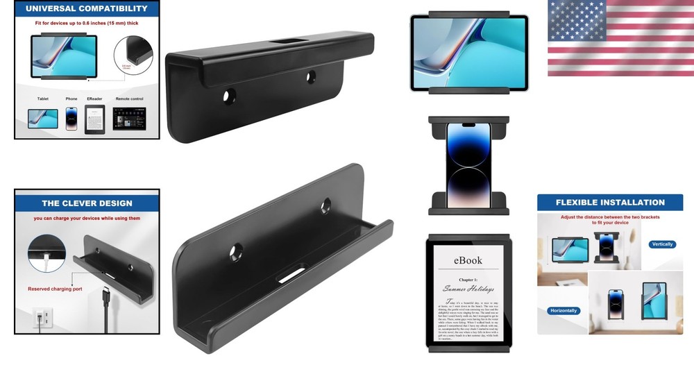 Scratch-Resistant Universal Wall Mount for All Devices - Securely Fits Anywhere